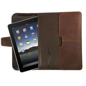 Targus Hughes Leather Portfolio Slipcase (9.5") for iPad - Brown